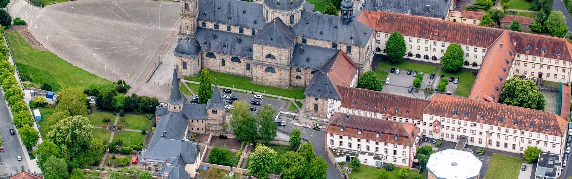 Konventsgebäude und Theologische Fakultät in Fulda: Sanierungsarbeiten beginnen. Foto (Archiv): Bistum Fulda / Hendrik Urbin.